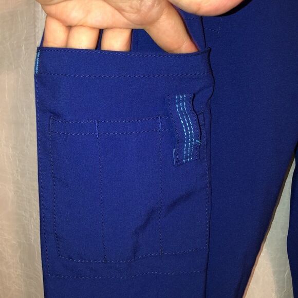 carharttâSPÂ Indigo Teal Details DrawstringâScrubâPants - Picture 8 of 14